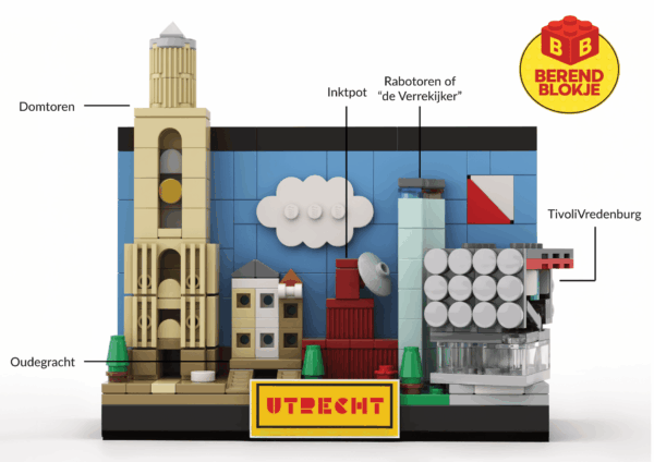 Utrecht Postcard MOC (alleen instructies!) - Afbeelding 3